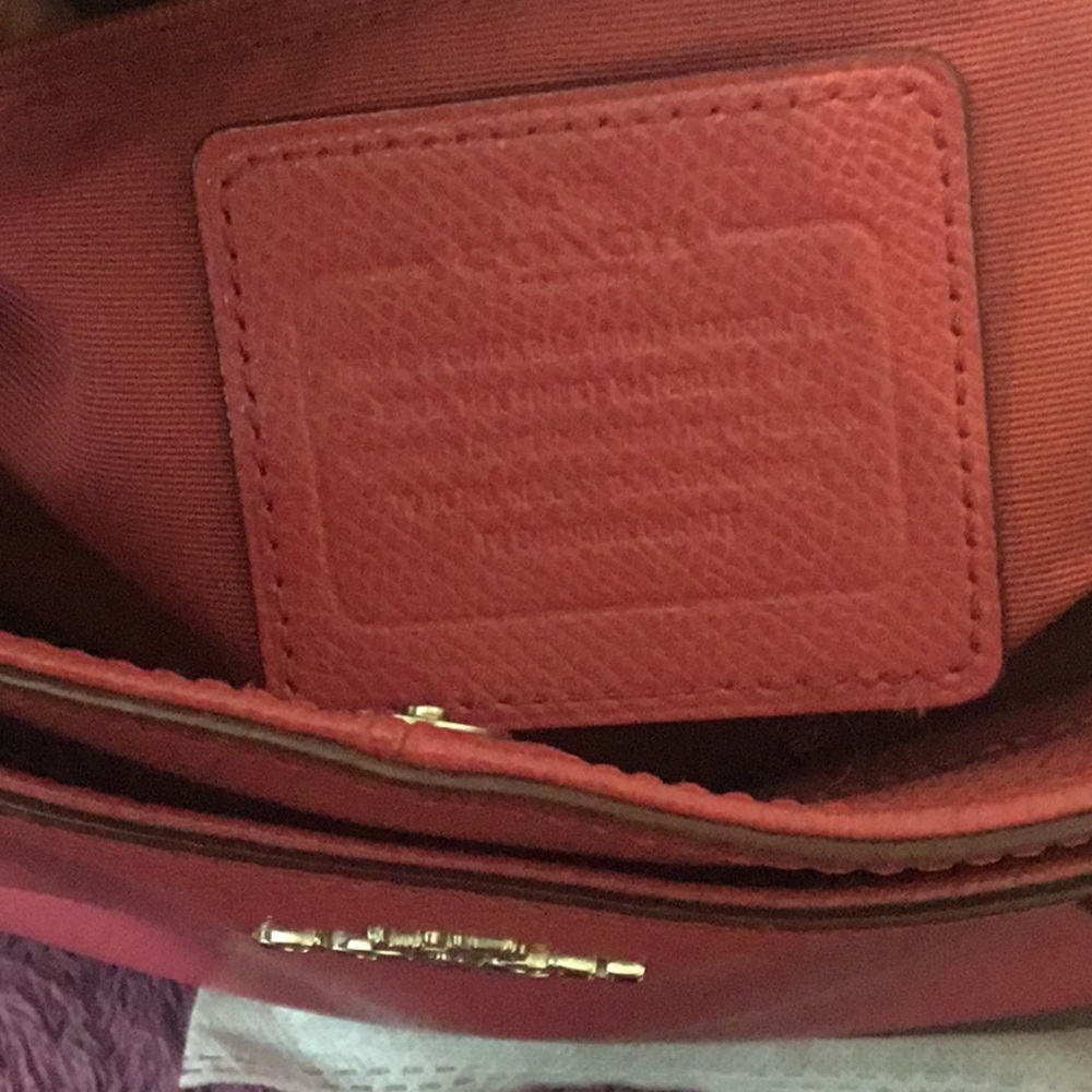 Coach Pink Satchel Bag - Picture 8 of 16